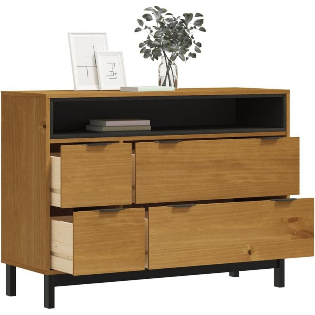Schubladen an dem Sideboard mit 110 x 40 x 80 cm