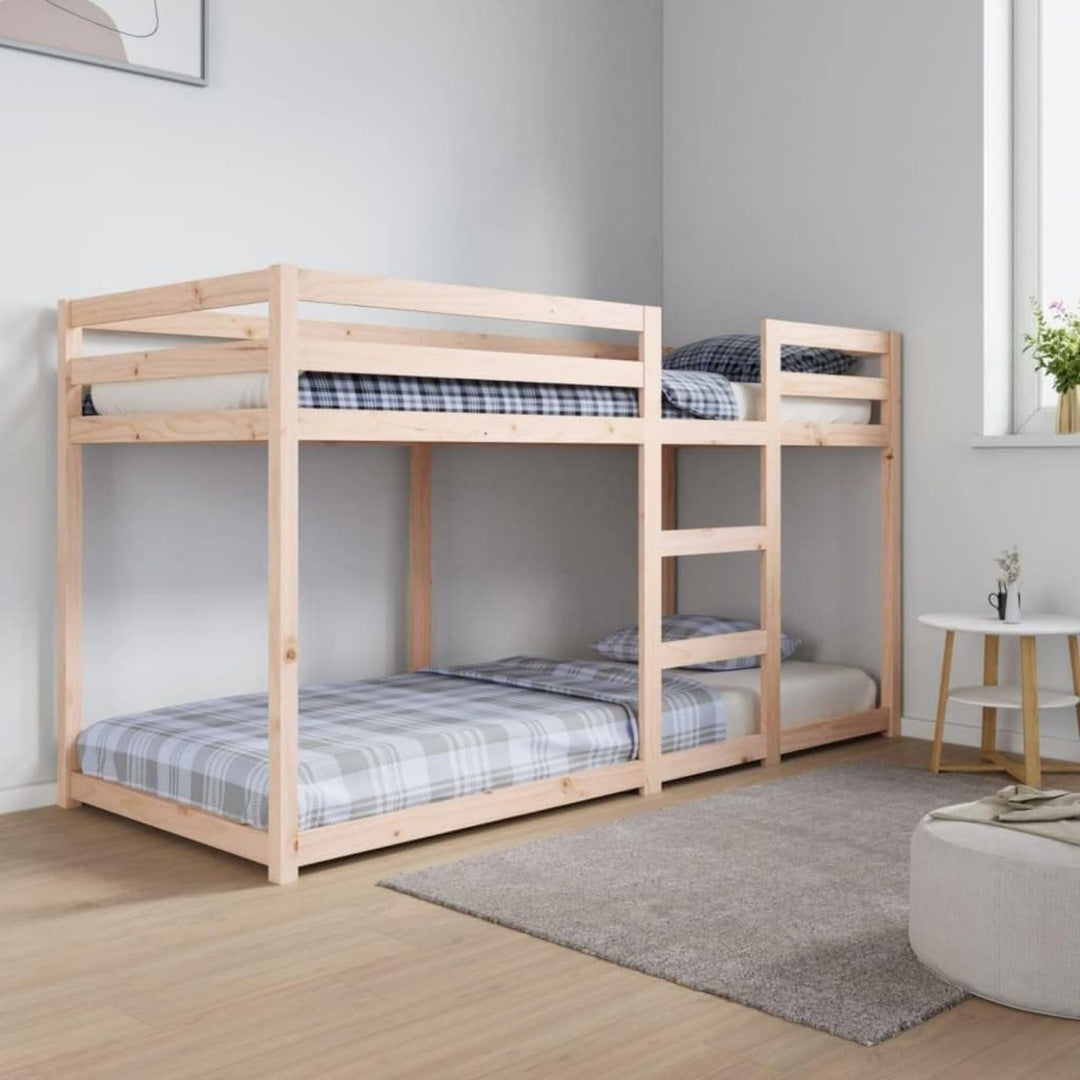 Etagenbett in Naturbraun