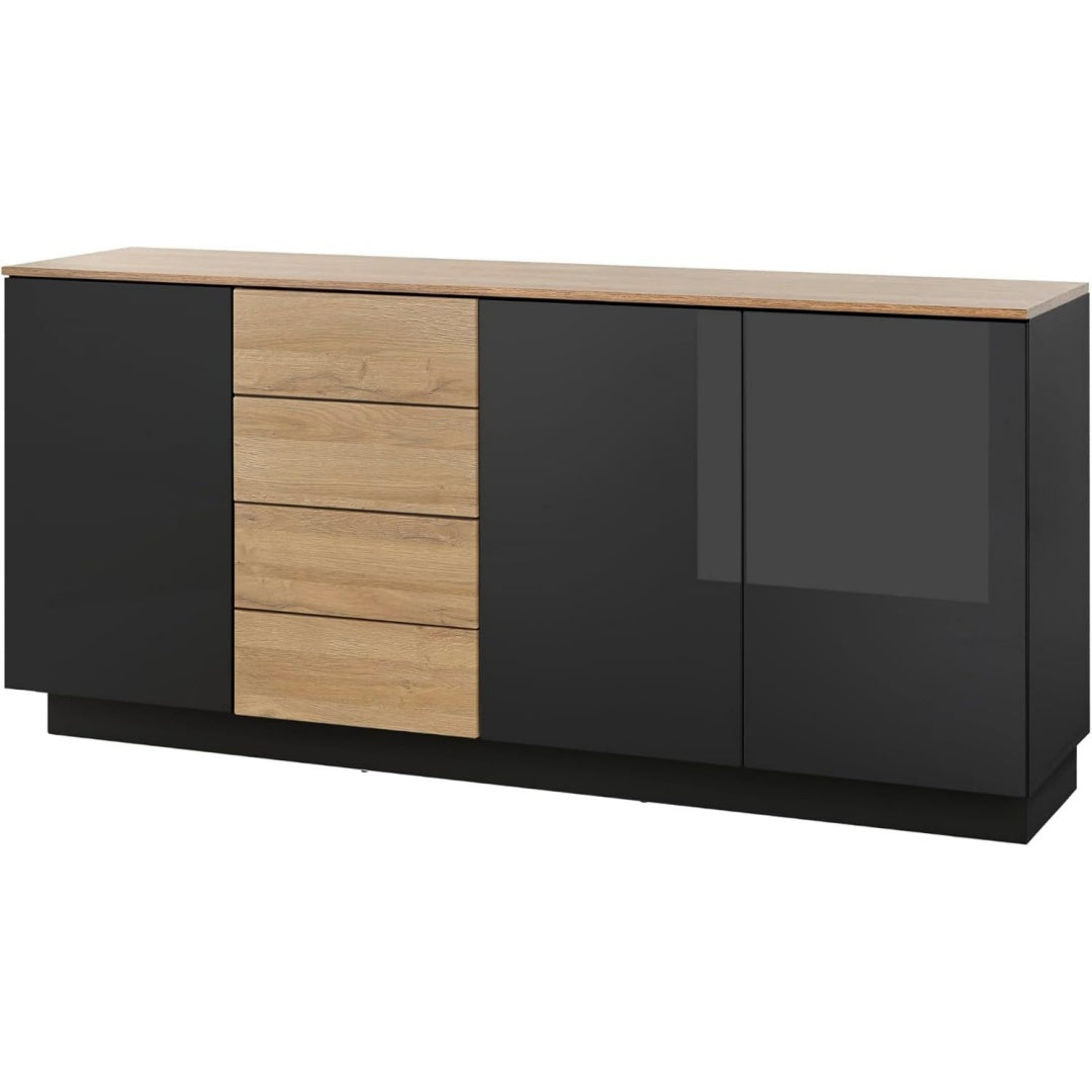 Sideboard mit beschichteten Flaechen und glaenzenden Oberflaechen