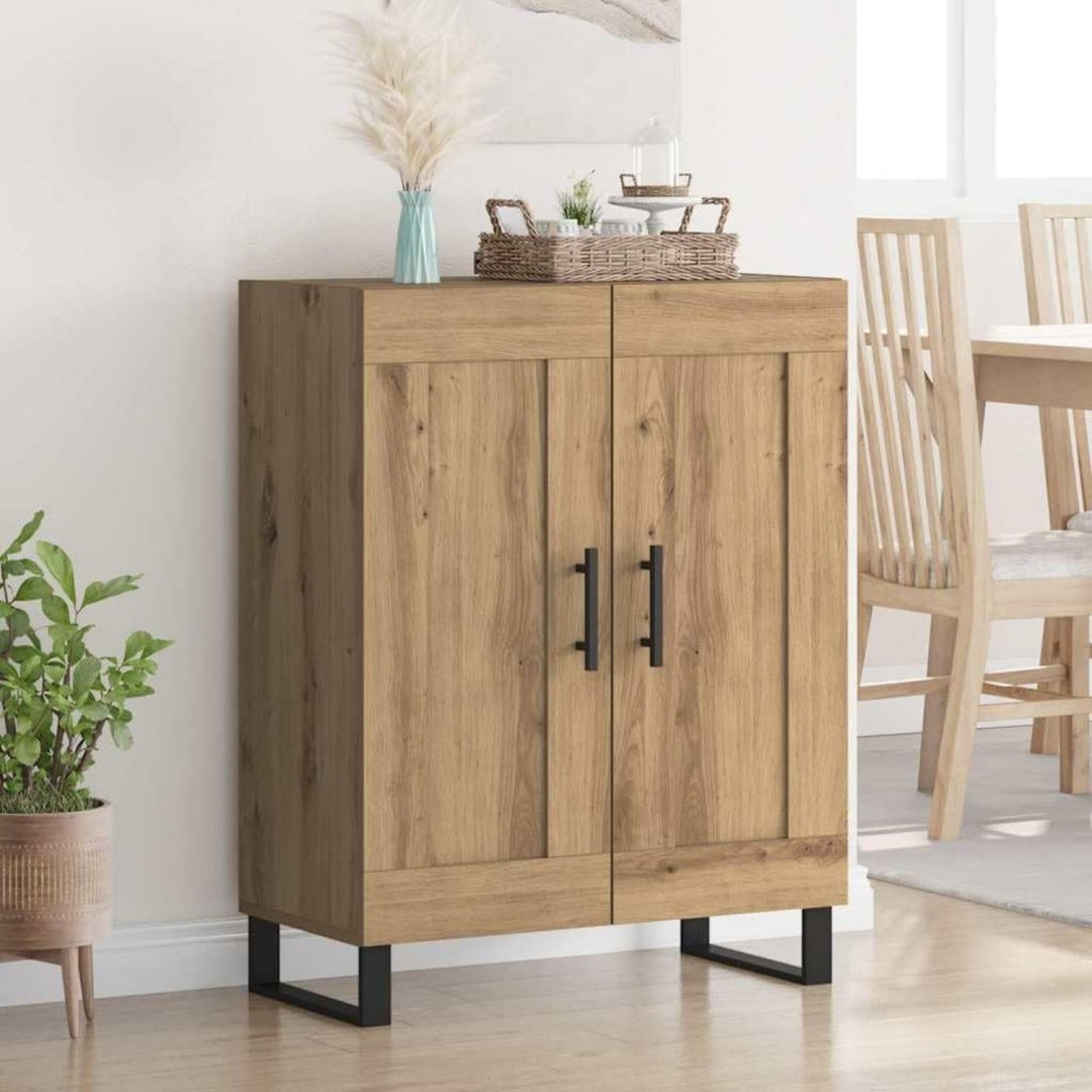 2 Tueren an dem Sideboard aus Holzwerkstoff und Metall