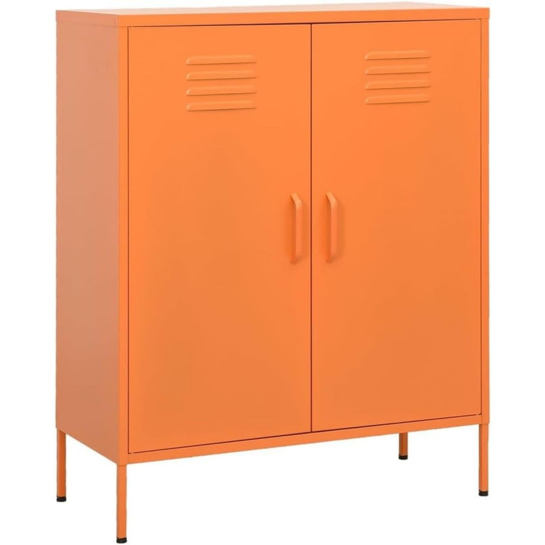 Sideboard mit den Massen 80 x 35 x 101.5 cm in Orange