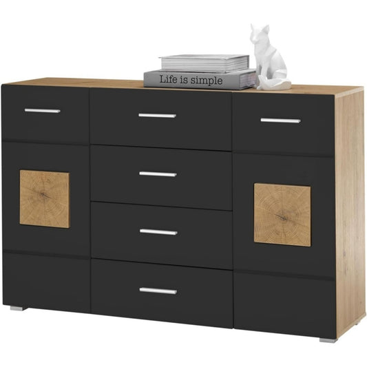 Sideboard mit den Massen 140 x 92 x 38 cm