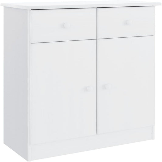 Sideboard mit den Massen 77 x 35 x 73 cm in Weiss